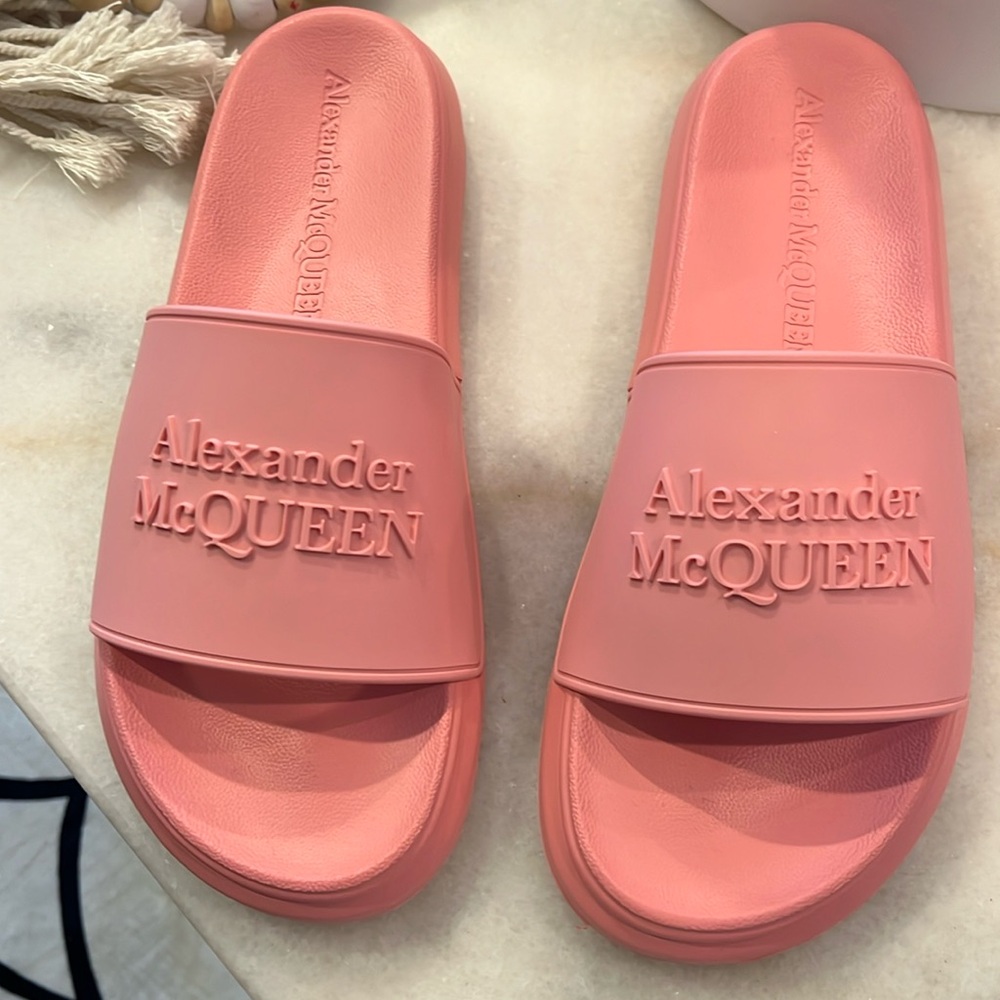 Alexander McQueen women’s pool slides size 41